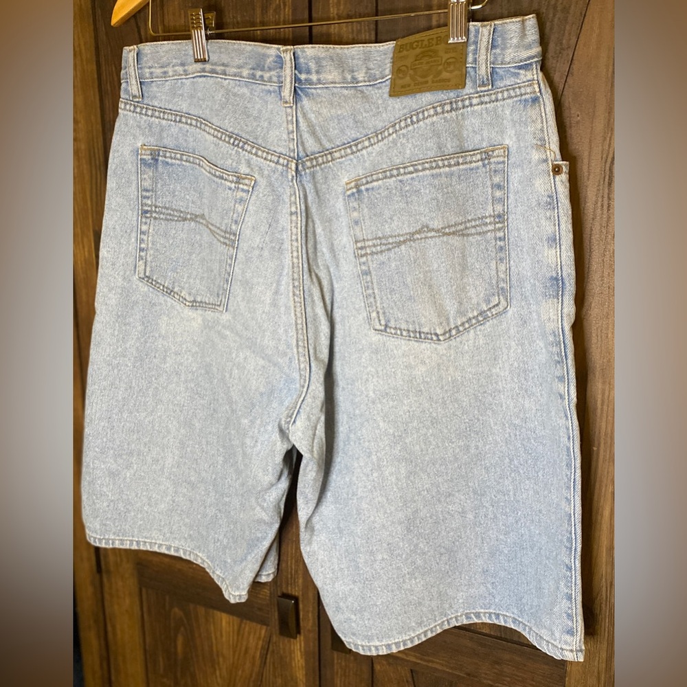 Y2K Bugle Boy 760 Light Blue Denim Jean Shorts